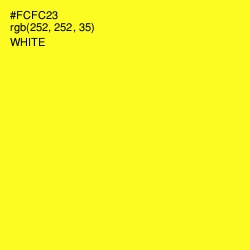 #FCFC23 - Golden Fizz Color Image